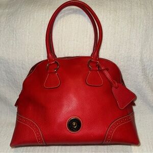 Dooney & Bourke Red Leather Satchel